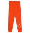 Mini Rodini Skipper Cotton-blend Leggings In Red