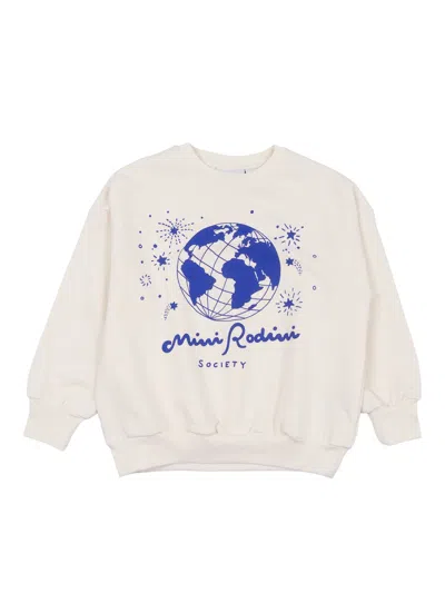 Mini Rodini Society Sp Sweatshirt In Metallic