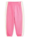 Mini Rodini Society Track Pants In Pink