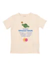 Mini Rodini Space Tour Regular Sp Ss Tee In Neutral