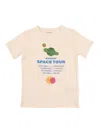 Mini Rodini Space Tour Regular Sp Ss Tee In Pink
