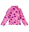 Mini Rodini Squiggly Cats Cotton-blend Sweatshirt In Pink