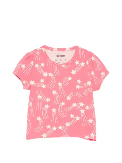 Mini Rodini Babies' Star Print T-shirt In Multi