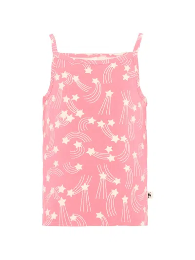 Mini Rodini Star Print Top In Pink