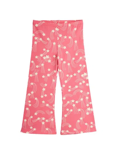 Mini Rodini Kids' Star-print Trousers In Pink