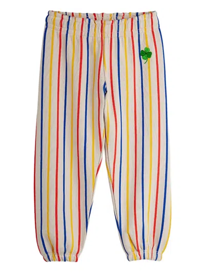 Mini Rodini Kids' Striped Clover Trousers In Multi
