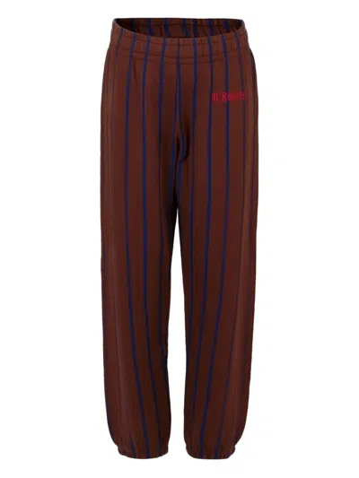 MINI RODINI STRIPED STRAIGHT-LEG TROUSERS