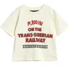 Mini Rodini T-shirt Baby Boy Bianca In Cotone Organico In White