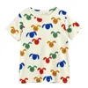 Mini Rodini T-shirt Baby Girl In Cotone Organico Stampato In White