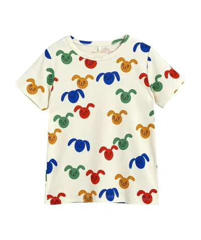 MINI RODINI MINI RODINI T-SHIRT BAMBINA IN COTONE ORGANICO STAMPATO