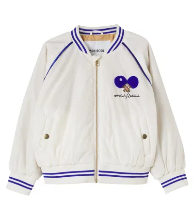 Mini Rodini Table Tennis Team Jacket In White