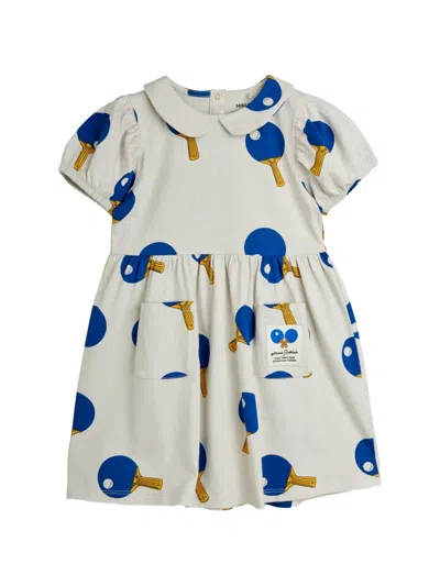 Mini Rodini Kids' Table Tennis-print Dress In Multi