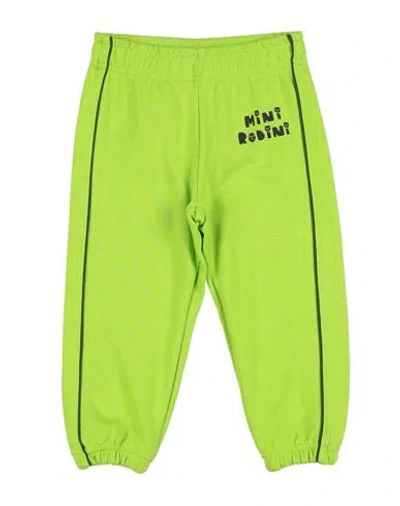 Mini Rodini Babies'  Toddler Boy Pants Lime Green Size 7 Cotton, Organic Cotton