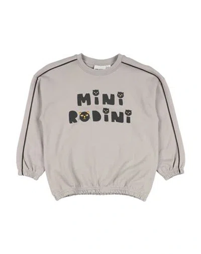 Mini Rodini Babies'  Toddler Boy Sweatshirt Grey Size 7 Organic Cotton In Gray