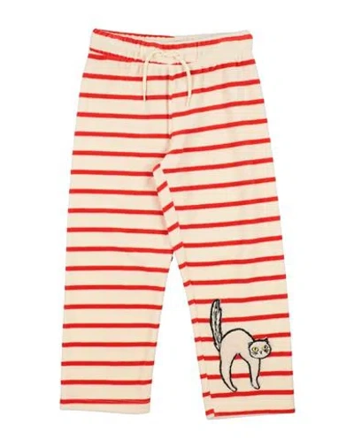 Mini Rodini Babies'  Toddler Girl Pants Beige Size 5 Cotton, Organic Cotton In Multi