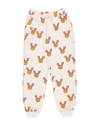 Mini Rodini Babies'  Toddler Girl Pants Ivory Size 7 Cotton In White