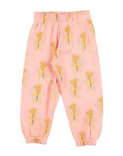 Mini Rodini Babies'  Toddler Girl Pants Salmon Pink Size 5 Organic Cotton In Multi