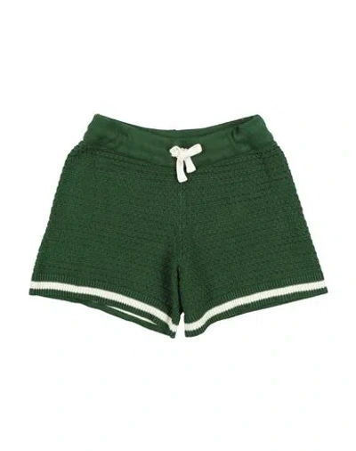 Mini Rodini Babies'  Toddler Girl Shorts & Bermuda Shorts Green Size 7 Organic Cotton