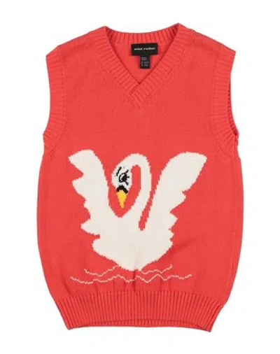 Mini Rodini Babies'  Toddler Girl Sweater Tomato Red Size 6 Cotton