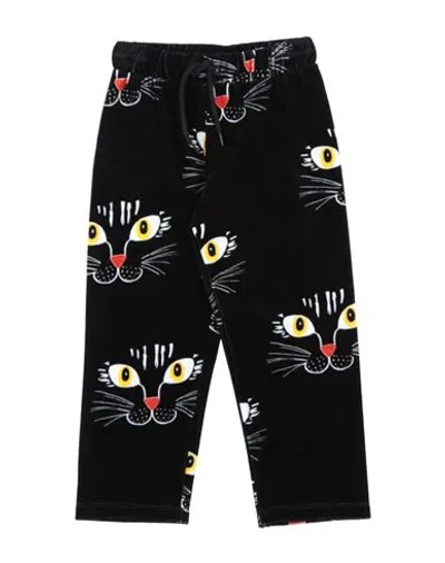 Mini Rodini Babies'  Toddler Pants Black Size 7 Organic Cotton
