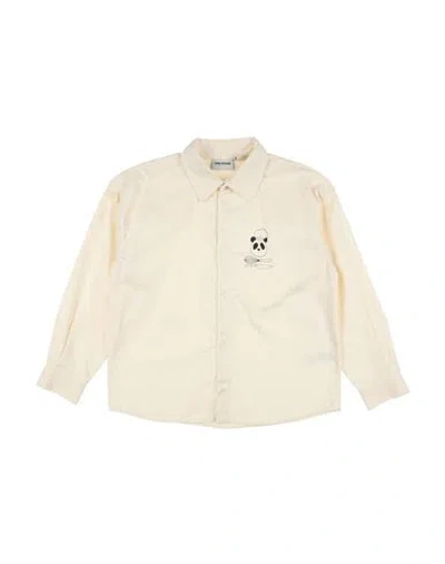 Mini Rodini Babies'  Toddler Shirt Cream Size 7 Organic Cotton In White