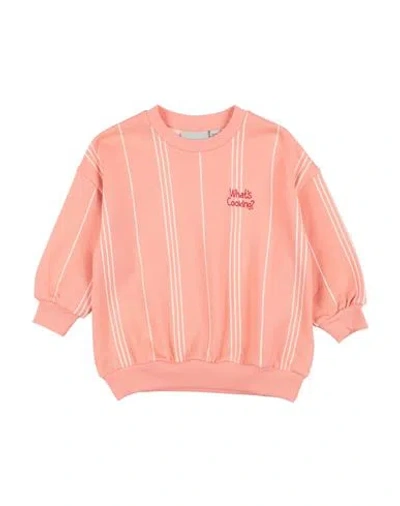Mini Rodini Babies'  Toddler Sweatshirt Pink Size 7 Organic Cotton