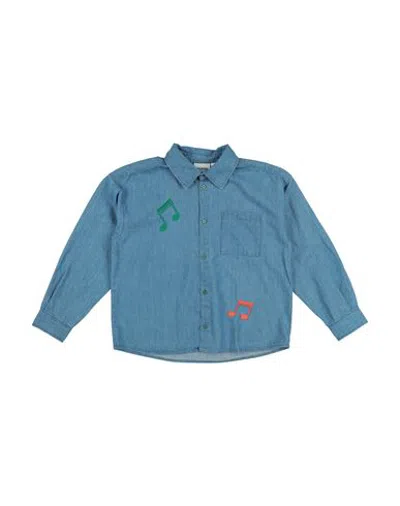 Mini Rodini Tops & Tees - Denim Shirts In Blue