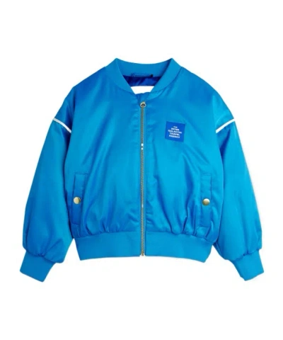 Mini Rodini Travel Agency Baseball Jacket In Black