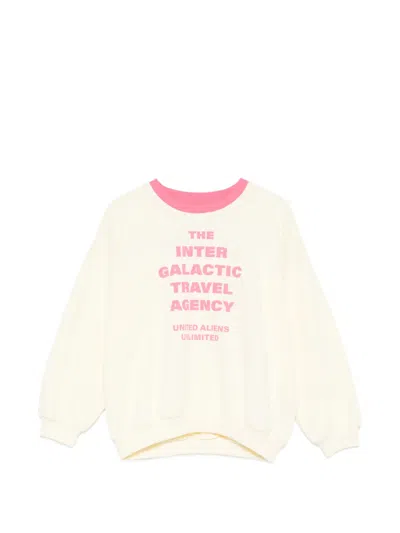 Mini Rodini Travel Agency Sweatshirt In Neutral