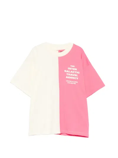 Mini Rodini Travel Agency T-shirt In Pink