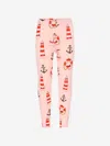 Mini Rodini Unisex Leggings 1 - 3 Years Pink By Childsplay Clothing In Pink