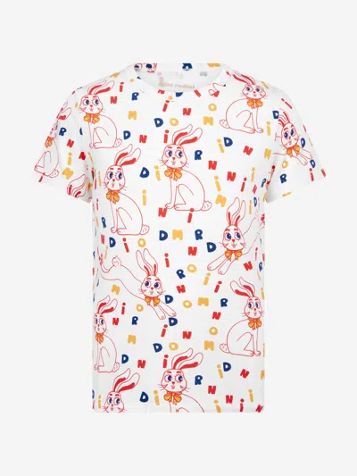 Mini Rodini Kids' Unisex T-shirt 1 - 3 Mths Ivory
