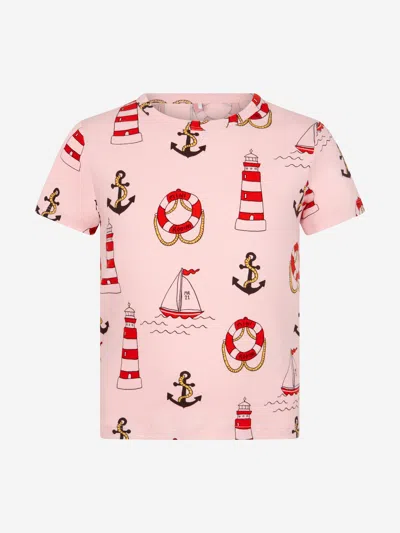 Mini Rodini Kids' Unisex T-shirt 1-4mths Pink