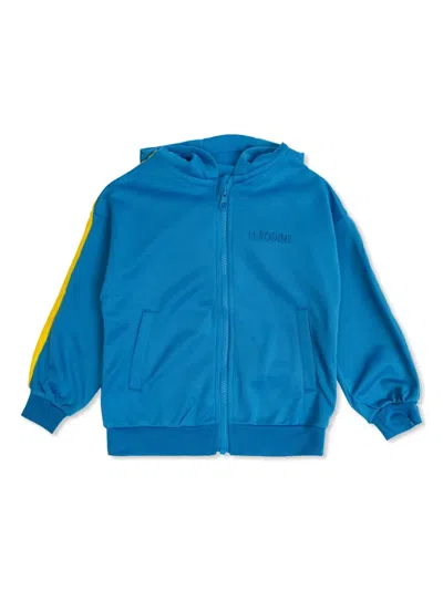 Mini Rodini Babies' Wct Hoodie In Blue
