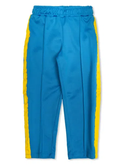 Mini Rodini Babies' Wct Track Pants In Blue
