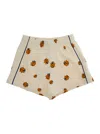 Mini Rodini Elastic Waist Shorts In White