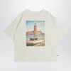 Mini Rodini White Sweatshirt With Municipal Print