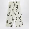 Mini Rodini Note Trousers In White