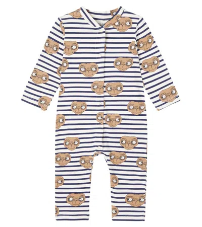 Mini Rodini X E. T. Baby Cotton-blend Jersey Onesie In Multi