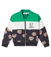 Mini Rodini X E. T. Colorblocked Varsity Jacket In Multi