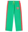Mini Rodini X E. T. Cotton Jersey Sweatpants In Green