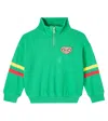 Mini Rodini X E. T. Cotton Jersey Sweatshirt In Green