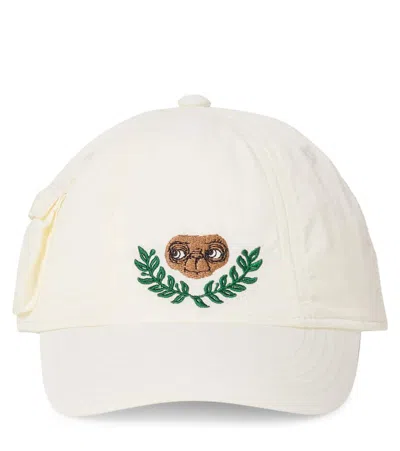 Mini Rodini Kids' X E.t.刺绣棒球帽 In White