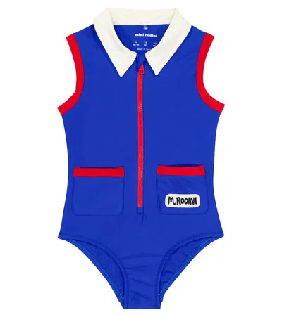 Mini Rodini Kids' Badeanzug In Blue