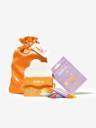 Mini U Kids Crayons And Cloud Gift Set In Multicoloured