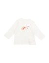 Minibanda By Sarabanda Newborn Girl T-shirt White Size 3 Cotton In White