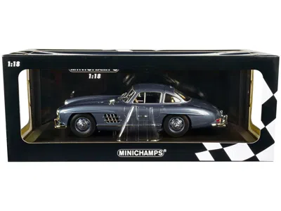 Minichamps 1955 Mercedes-benz 300 Sl W198 Light Blue Metallic Limited Edition To 450 Pieces Worldwide 1/18 Diec