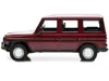 Minichamps 1980 Mercedes-benz G-model (lwb) Dark Red With Black Stripes Limited Edition To 402 Pieces Worldwide