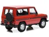 Minichamps 1980 Mercedes-benz G-model (swb) Red With Black Stripes Limited Edition To 504 Pieces Worldwide 1/18