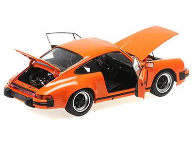 Minichamps 1983 Porsche 911 Carrera Coupe 3.2 Orange 1/18 Diecast Model Car By